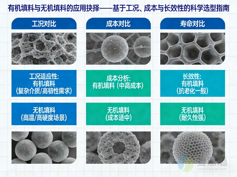 有机填料与无机填料的应用抉择——基于工况、成本与长效性的科学选型指南