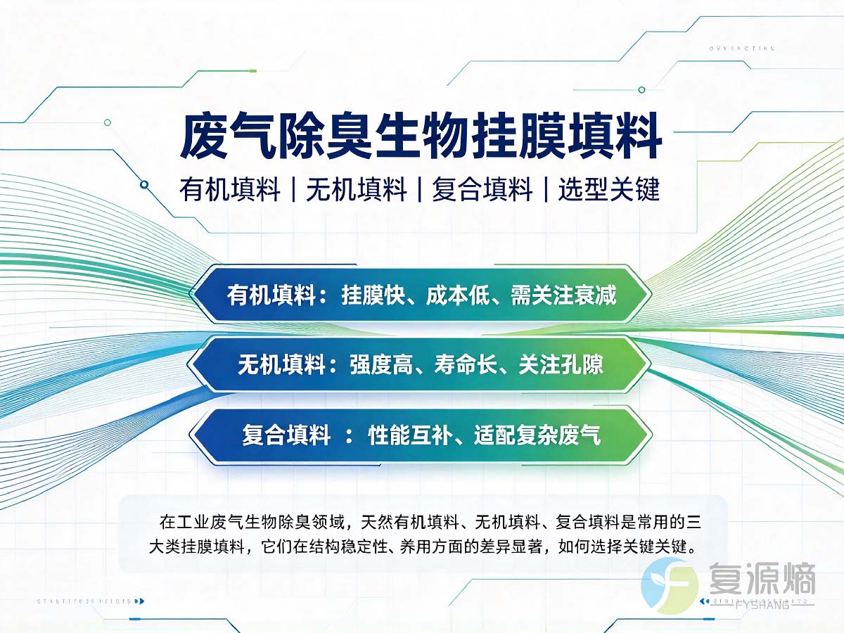 工业废气除臭，无机/有机/复合生物填料包括哪些？