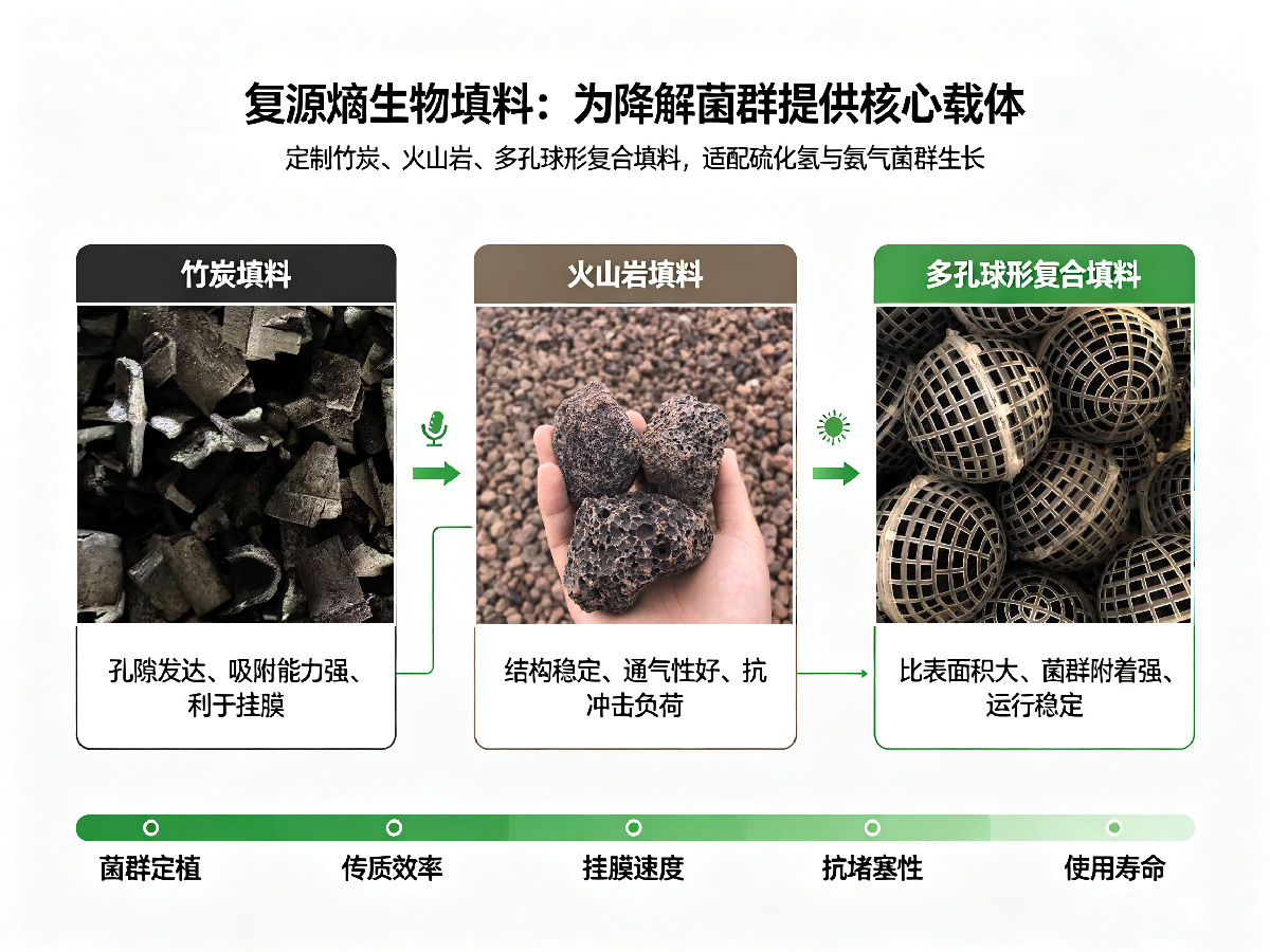 硫化氢和氨气在生物滤池里到底是怎么样被降解掉的？