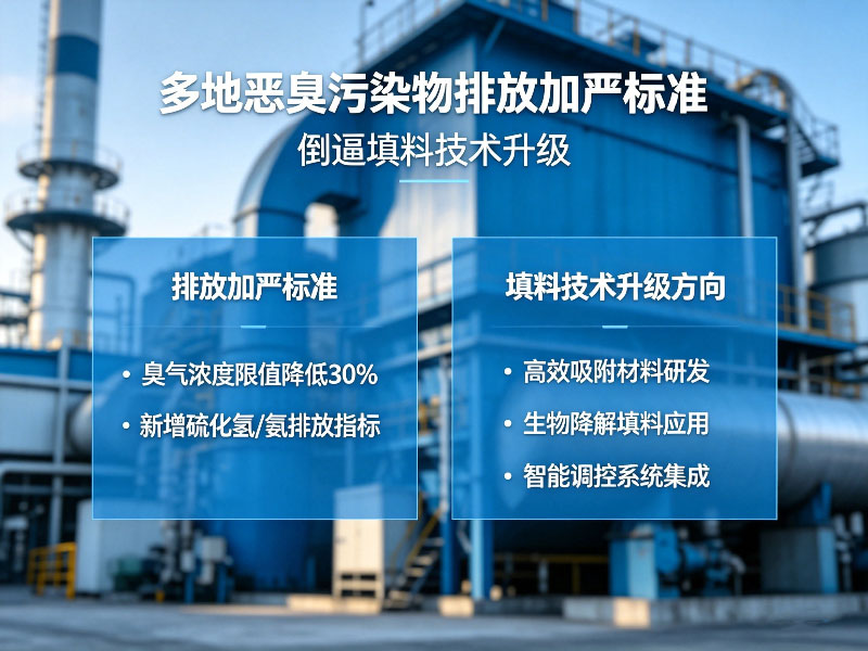 多地出台恶臭污染物排放加严标准，倒逼填料技术升级