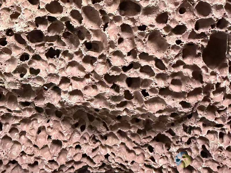 火山岩滤料立体孔隙