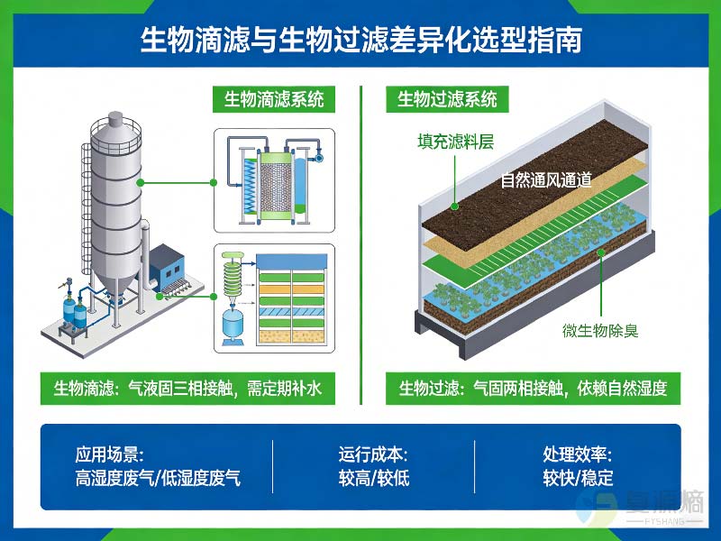 废气处理工艺——生物滴滤与生物过滤的差异化选型：如何避免工艺设计“水土不服”