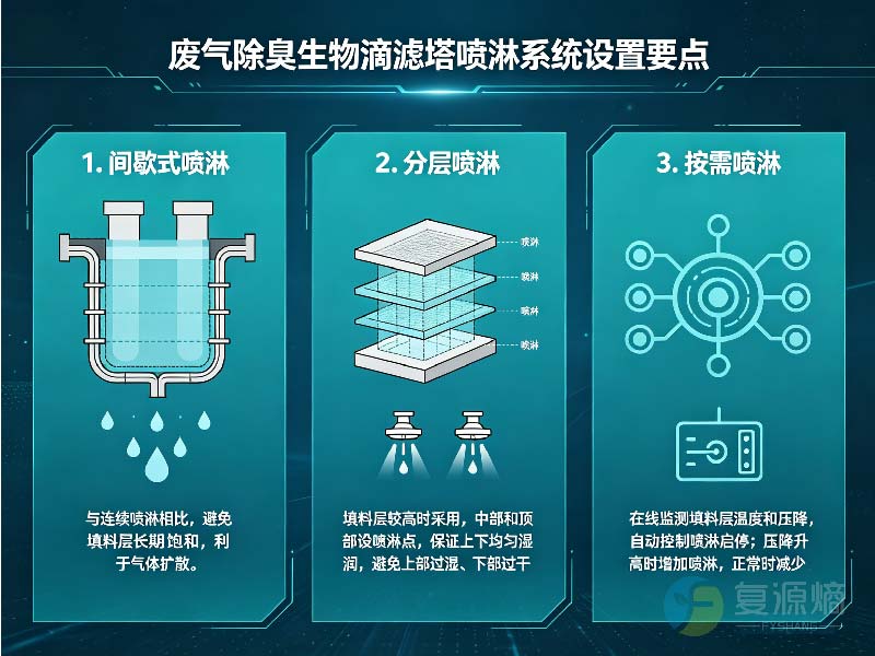 竹炭填料在生物滴滤塔中的应用：喷淋与营养管理要点