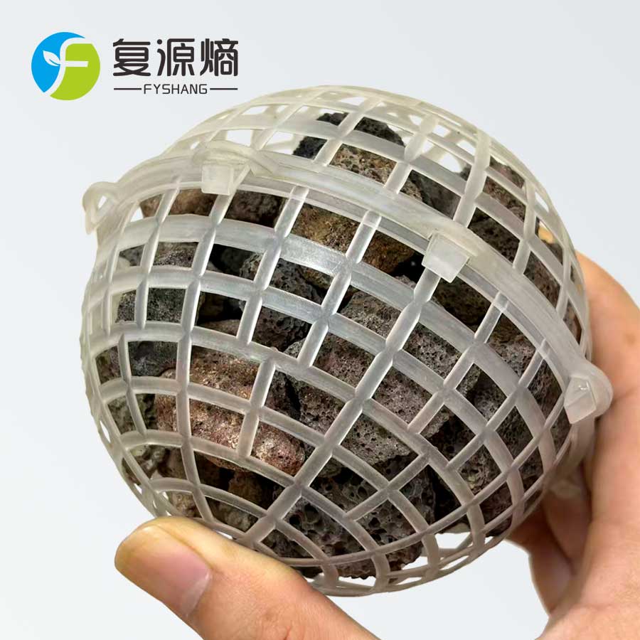 火山岩球形复合填料