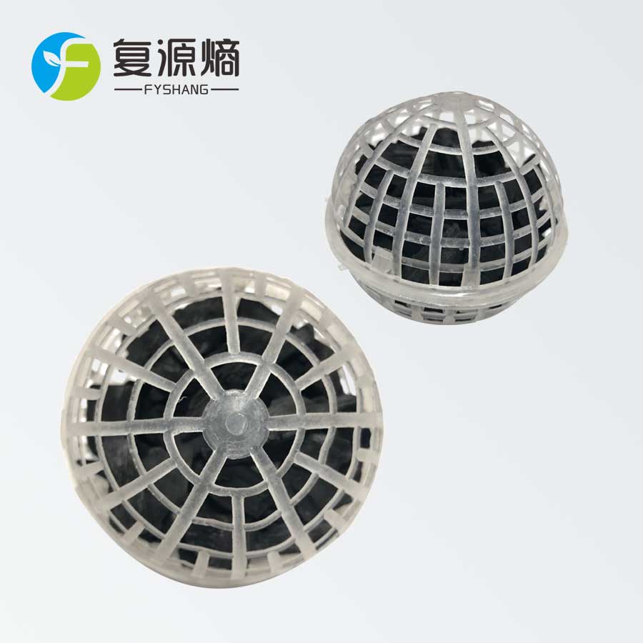 多孔炭质球型填料